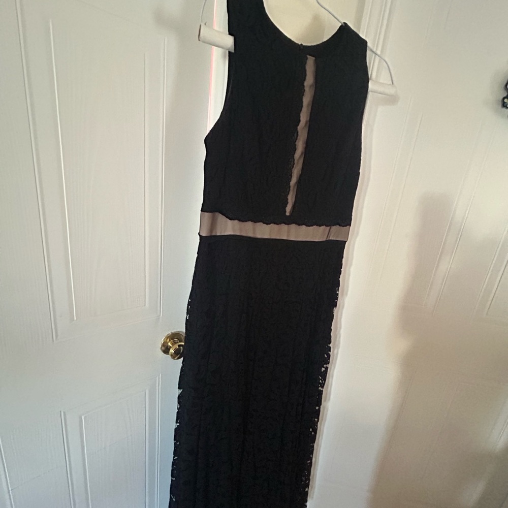 Beautiful long black dress used only once